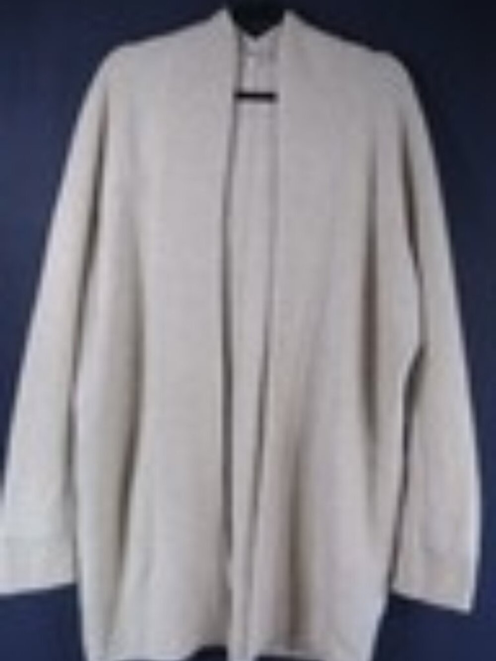 VINCE Ribbed Open Cashmere Cardigan In Marble - Large #S5055 - Picture 2 of 10